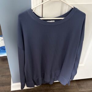 Workshop Republic Clothing Slate Blue Top